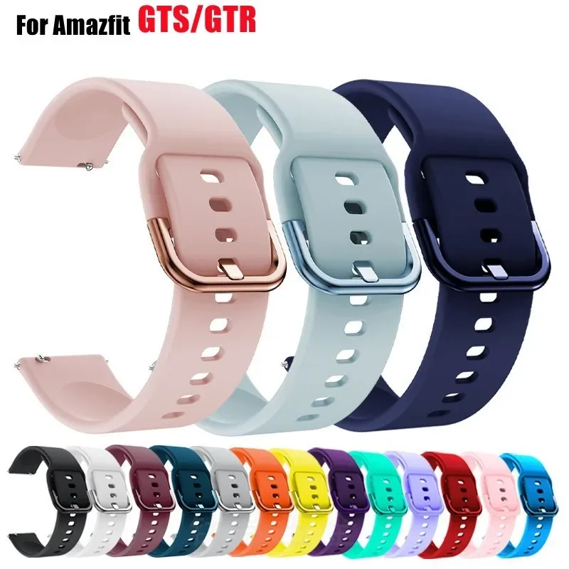 Smartwatch Watch Accessories For Women - Amazfit GTS/2/2e/3/4 Mini/GTR 4/3/Pro/stratos실리콘 팔찌 Amazfit