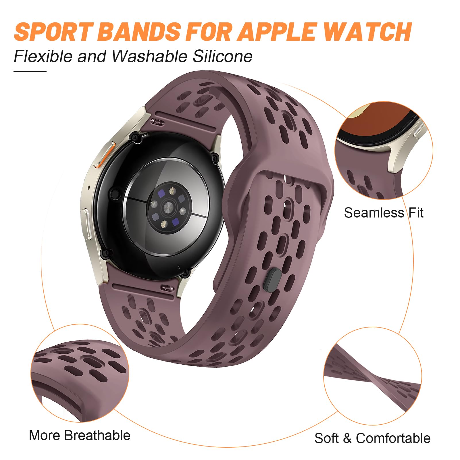 삼성 갤럭시 워치 7 FE 44mm 40mm용 스트랩, - Smartwatch Watch Accessories For Women 리뷰 및 가격