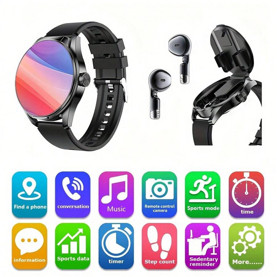 이어버드가 포함된 스마트워치, 1.46인치 풀 터치 스 - Smartwatch Faces 리뷰 및 가격