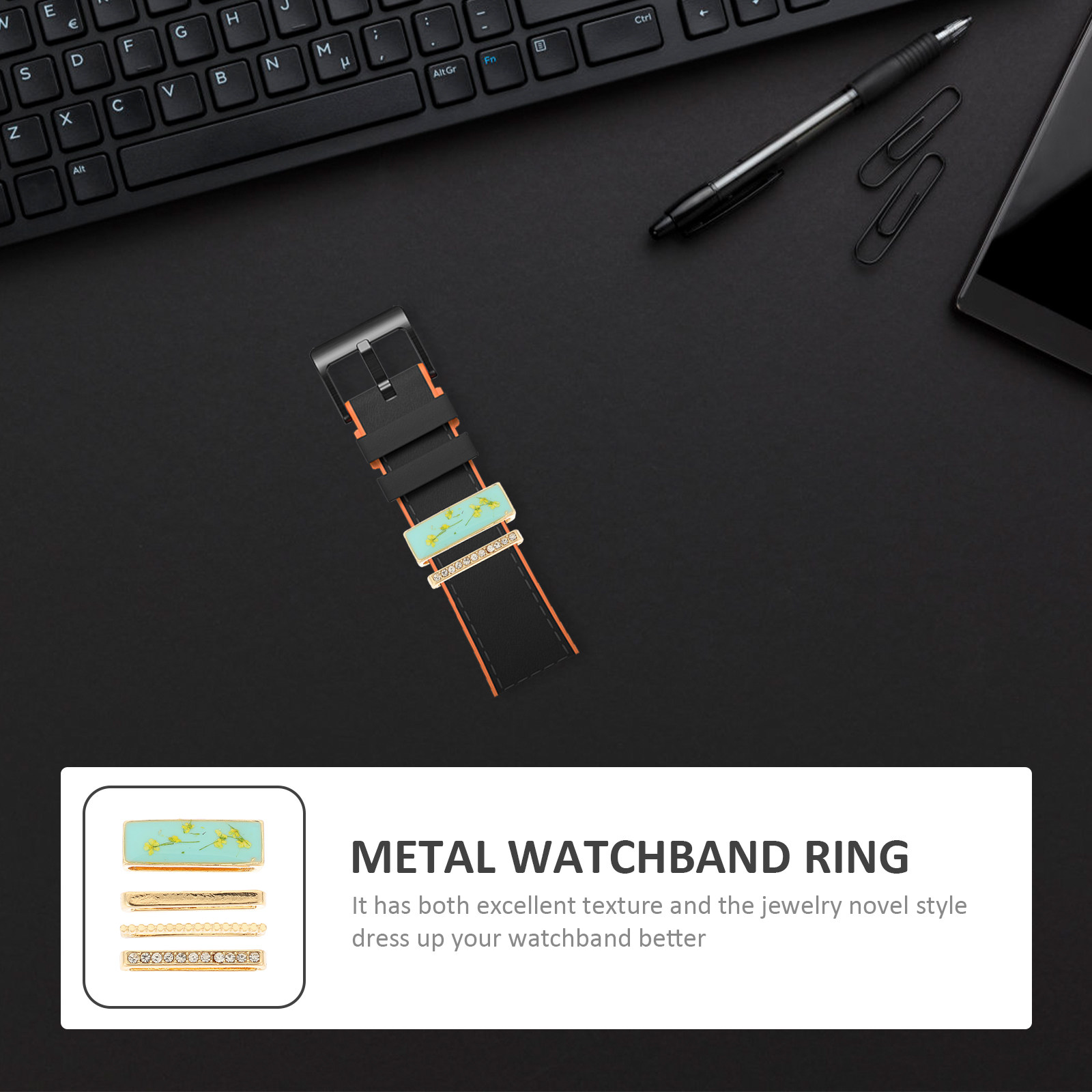 4개입 실리콘 시계줄 참 장식, 스마트워치 스트랩 장식 - Smartwatch Straps & Accessories 리뷰 및 가격