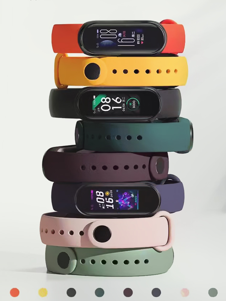 샤오미 미 밴드 7 용 실리콘 스트랩, 손목 미밴드 5 - Smartwatch Watch Accessories For Women 리뷰 및 가격