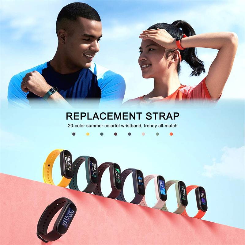 샤오미 미 밴드 7 용 실리콘 스트랩, 손목 미밴드 5 - Smartwatch Watch Accessories For Women 리뷰 및 가격