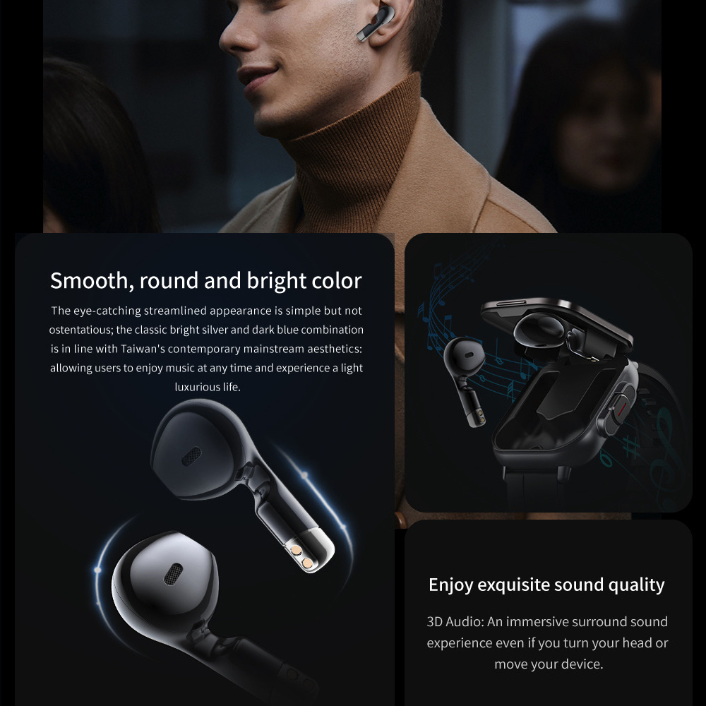 헤드셋 2 in 1 스마트워치 BT 통화 블루투스 헤드 - Smartwatch Headset 리뷰 및 가격