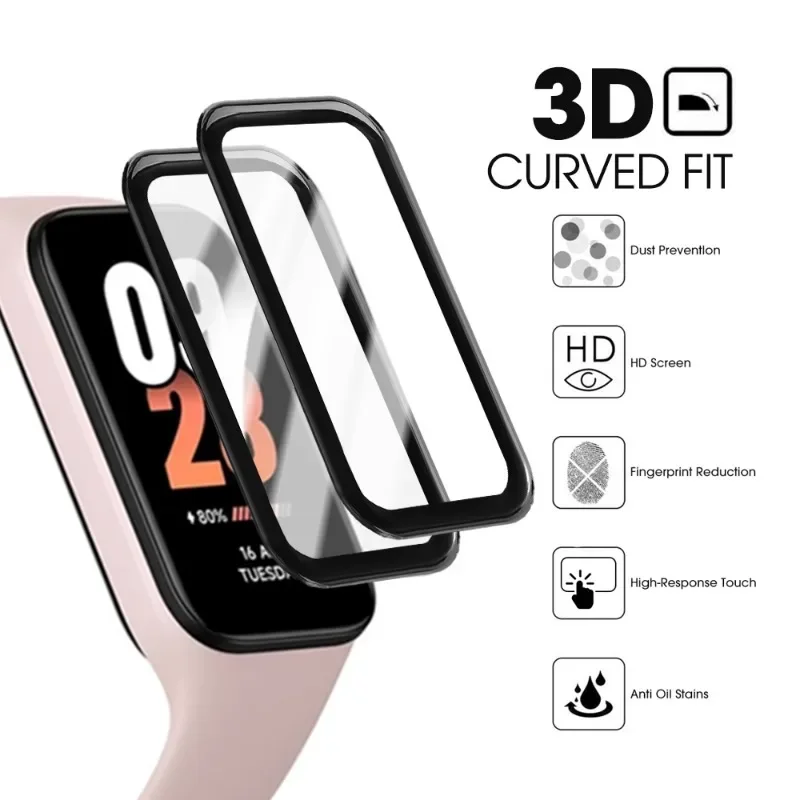 Xiaomi Band 8 용 3D 커버리지 보호 필름  - Watch Face Protector 리뷰 및 가격