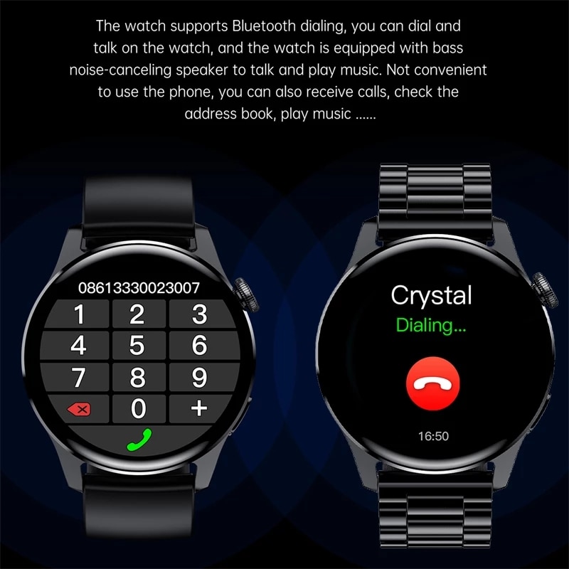 2024 LIGE 블루투스 통화 스마트 워치 남성 풀  - Smartwatch Faces 리뷰 및 가격