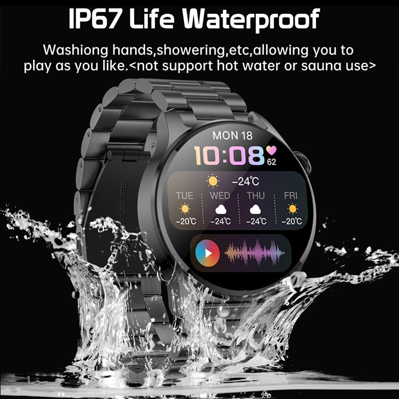 2024 LIGE 블루투스 통화 스마트 워치 남성 풀  - Smartwatch Faces 리뷰 및 가격