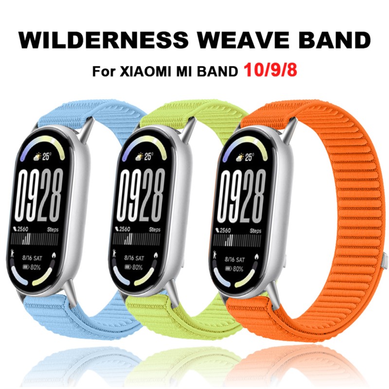 샤오미 미밴드 10 9 8용 스포츠 나일론 스트랩, 부 - Smartwatch Watch Accessories For Women 리뷰 및 가격