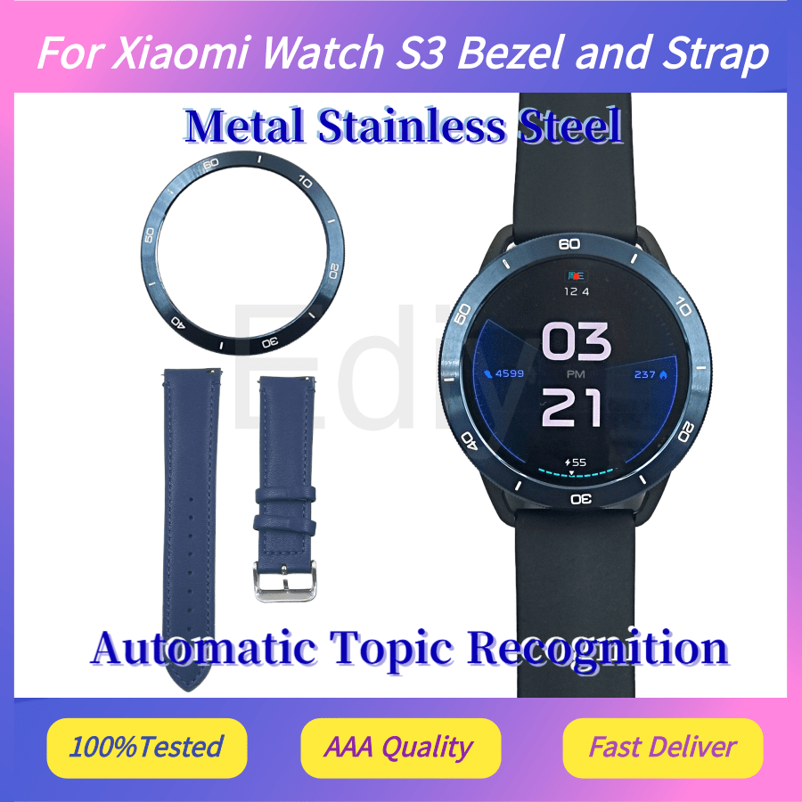 샤오미 워치 S3 베젤 및 스트랩 옐로우, 스케일이 있 - Xiaomi Smartwatch S3 Accessories 리뷰 및 가격