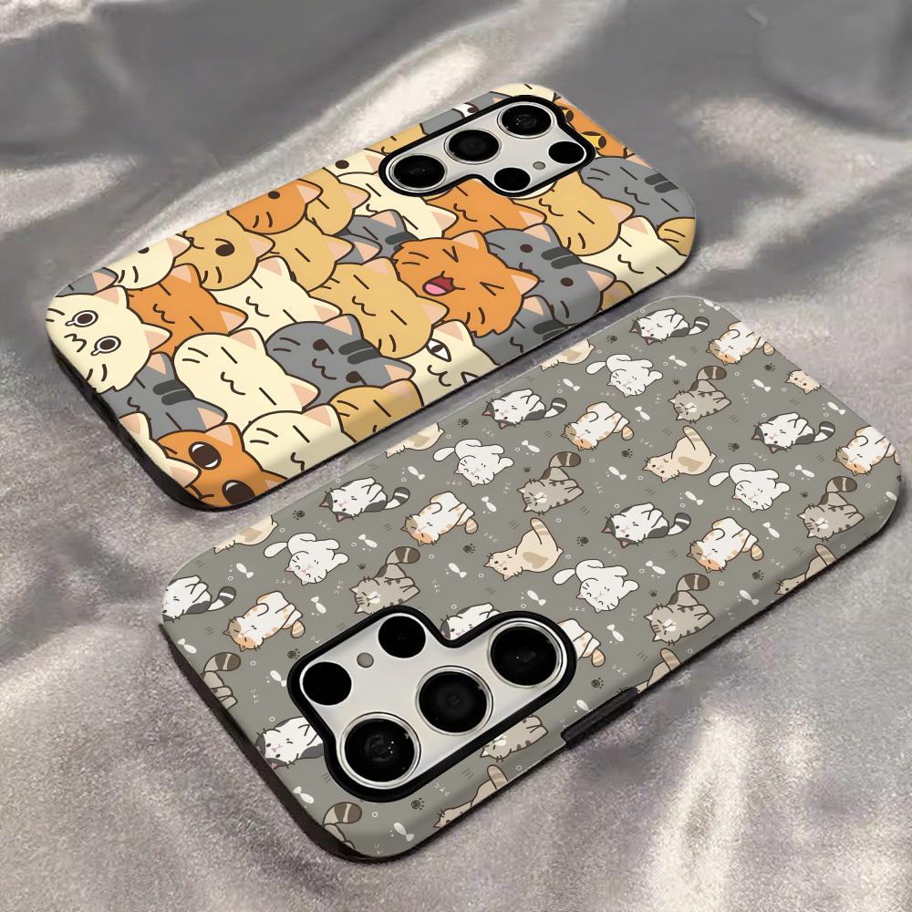 귀여운 고양이 폰 케이스 2-in-1 광택 쉘 삼성 갤 - Samsung Galaxy S25 리뷰 및 가격
