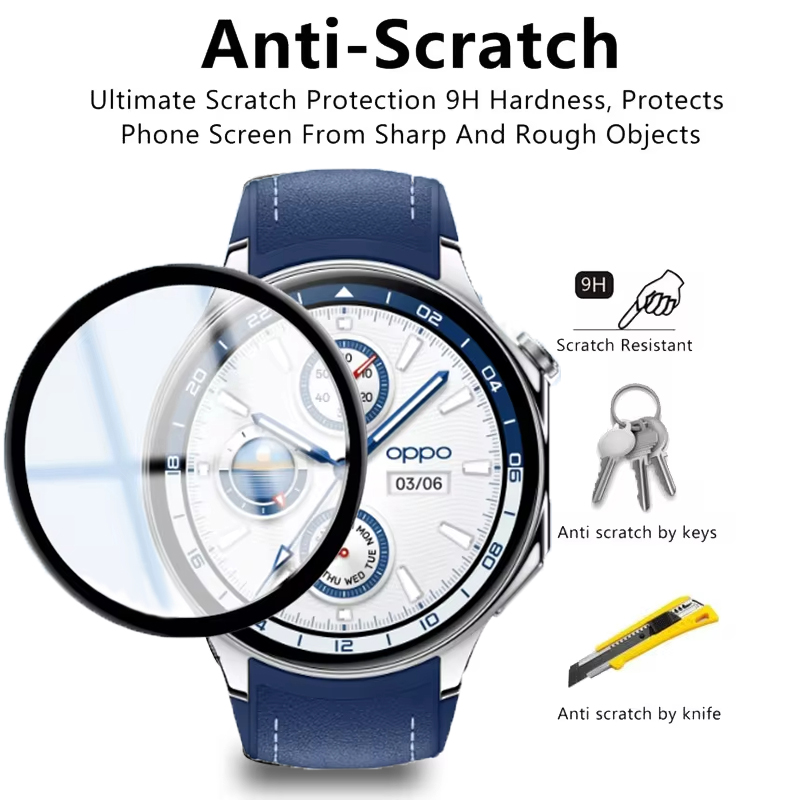 OPPO Watch X 용 화면 보호기 안티 스크래치  - Watch Face Protector 리뷰 및 가격