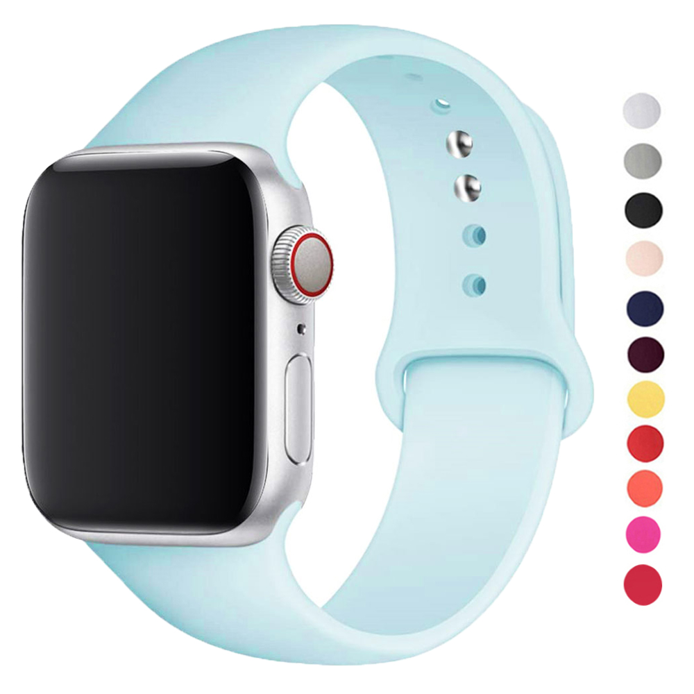 Apple Watch 밴드 용 실리콘 스트랩 45mm  - Smartwatch Watch Accessories For Women 리뷰 및 가격