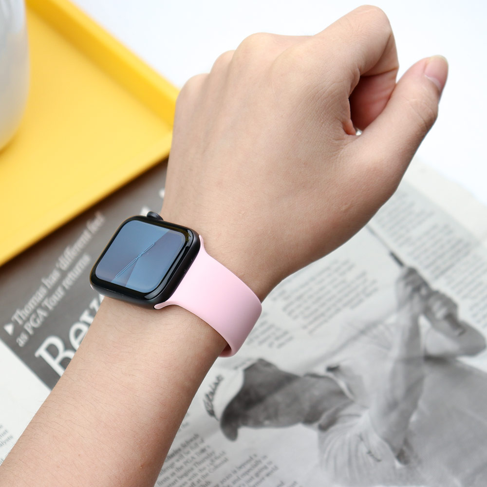Apple Watch 밴드 용 실리콘 스트랩 45mm  - Smartwatch Watch Accessories For Women 리뷰 및 가격