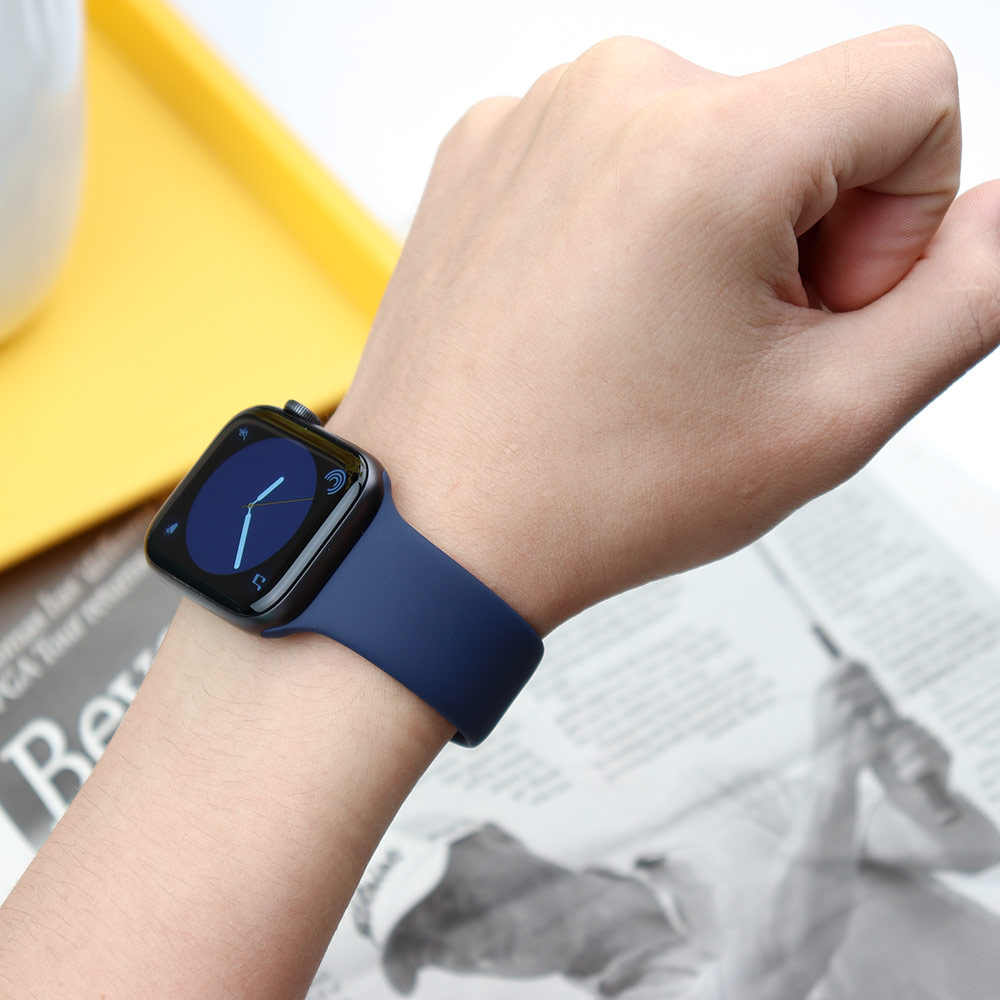 Apple Watch 밴드 용 실리콘 스트랩 45mm  - Smartwatch Watch Accessories For Women 리뷰 및 가격