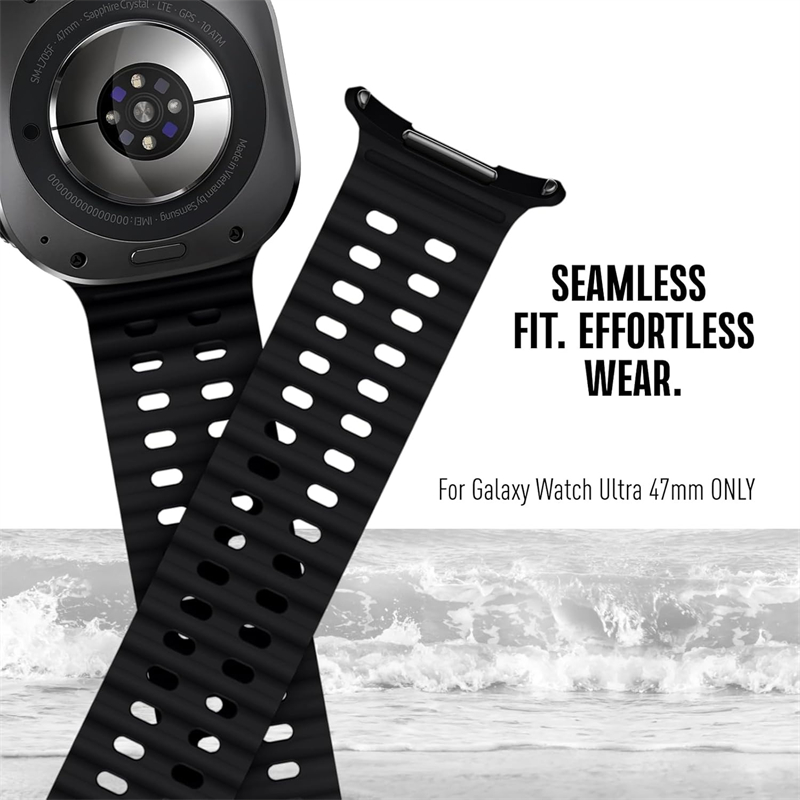 삼성 갤럭시 워치 울트라 47mm용 실리콘 스트랩, 소 - Smartwatch Watch Accessories For Women 리뷰 및 가격