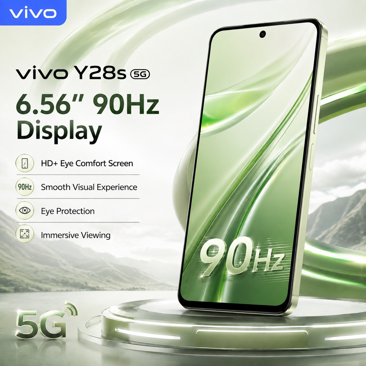새로운 vivo Y28s 5G 스마트폰 8GB+256G - Vivo Y28 리뷰 및 가격