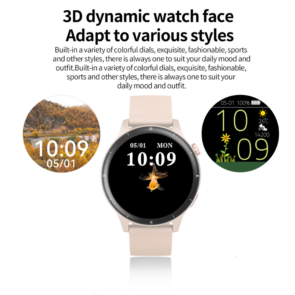 IP68 방수 스마트워치 여성용 1.39인치 남녀공용  - Smartwatch Faces 리뷰 및 가격
